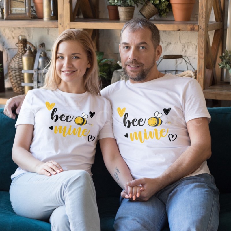 Комплект Тениски за двойки - bee mine - цена: